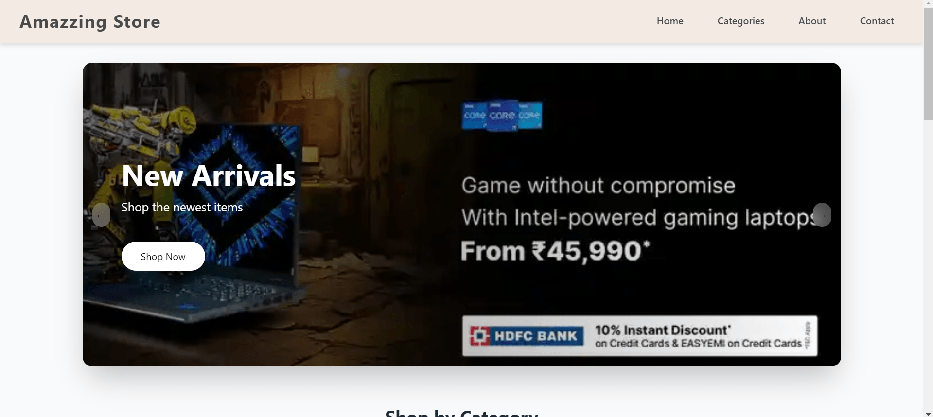 E-commerce Website Redesign