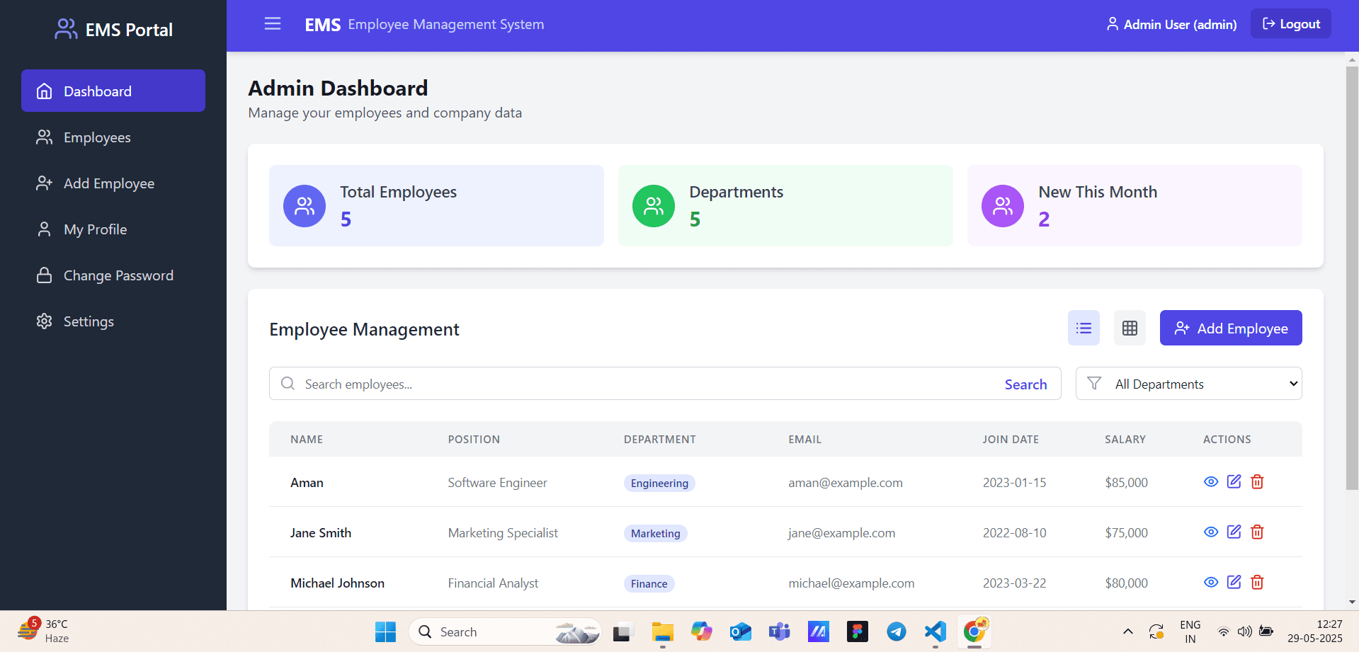 Employee Management System gallery image 4